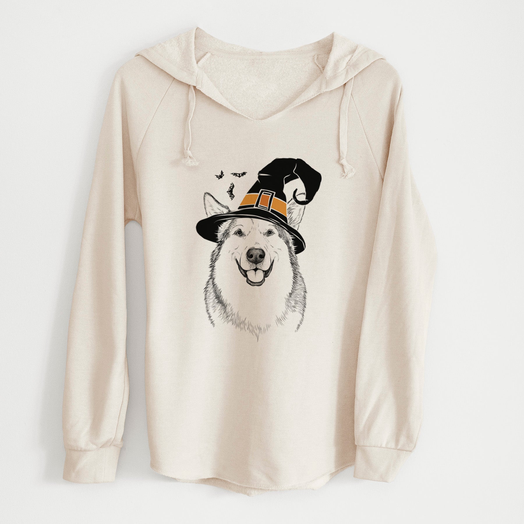 Witch Vader the Alaskan Malamute - Cali Wave Hooded Sweatshirt