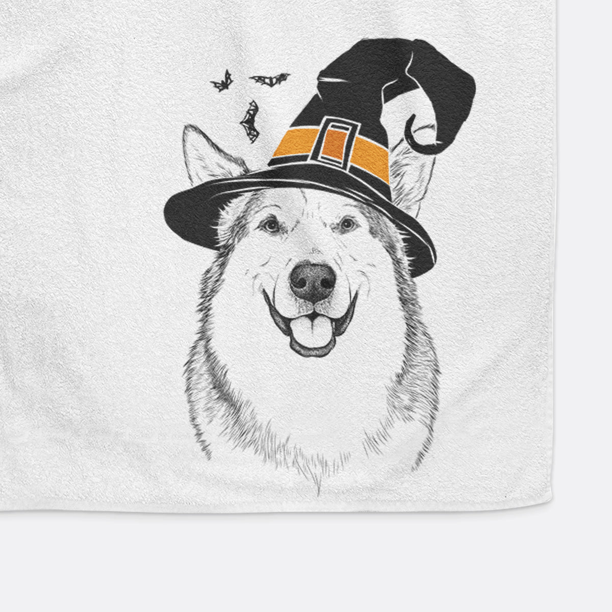 Vader the Alaskan Malamute Decorative Hand Towel