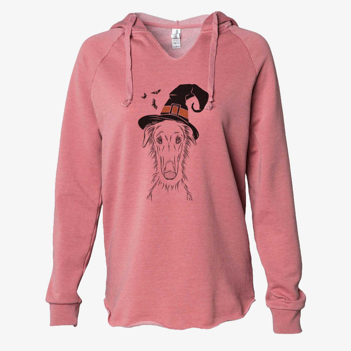 Witch Vaughn the Borzoi - Cali Wave Hooded Sweatshirt