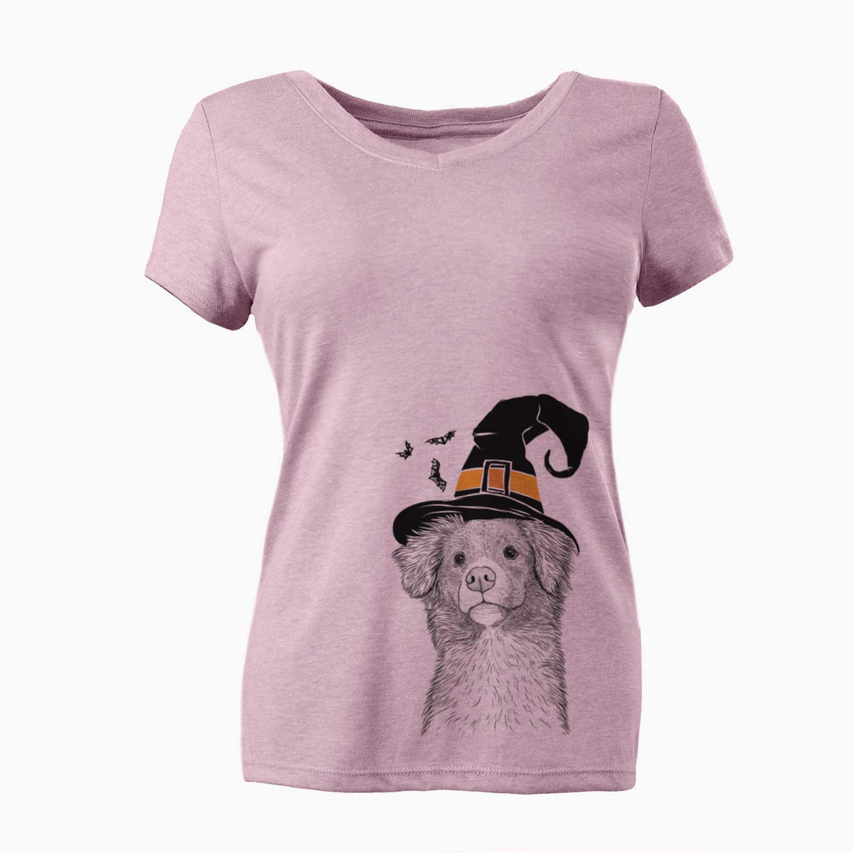Witch Vixen the Nova Scotia Duck Tolling Retriever - Women's V-neck Shirt