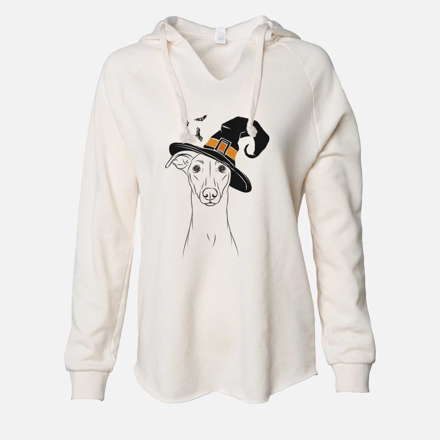 Witch Wallace the Whippet - Cali Wave Hooded Sweatshirt