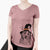 Witch Walter the Bernese Mountain Dog Mix - Women's Perfect V-neck Shirt