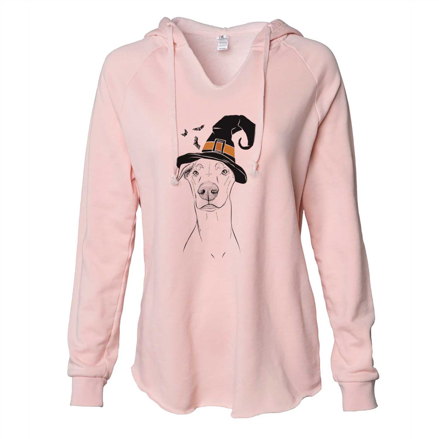 Witch Walter the White Doberman Rescue - Cali Wave Hooded Sweatshirt