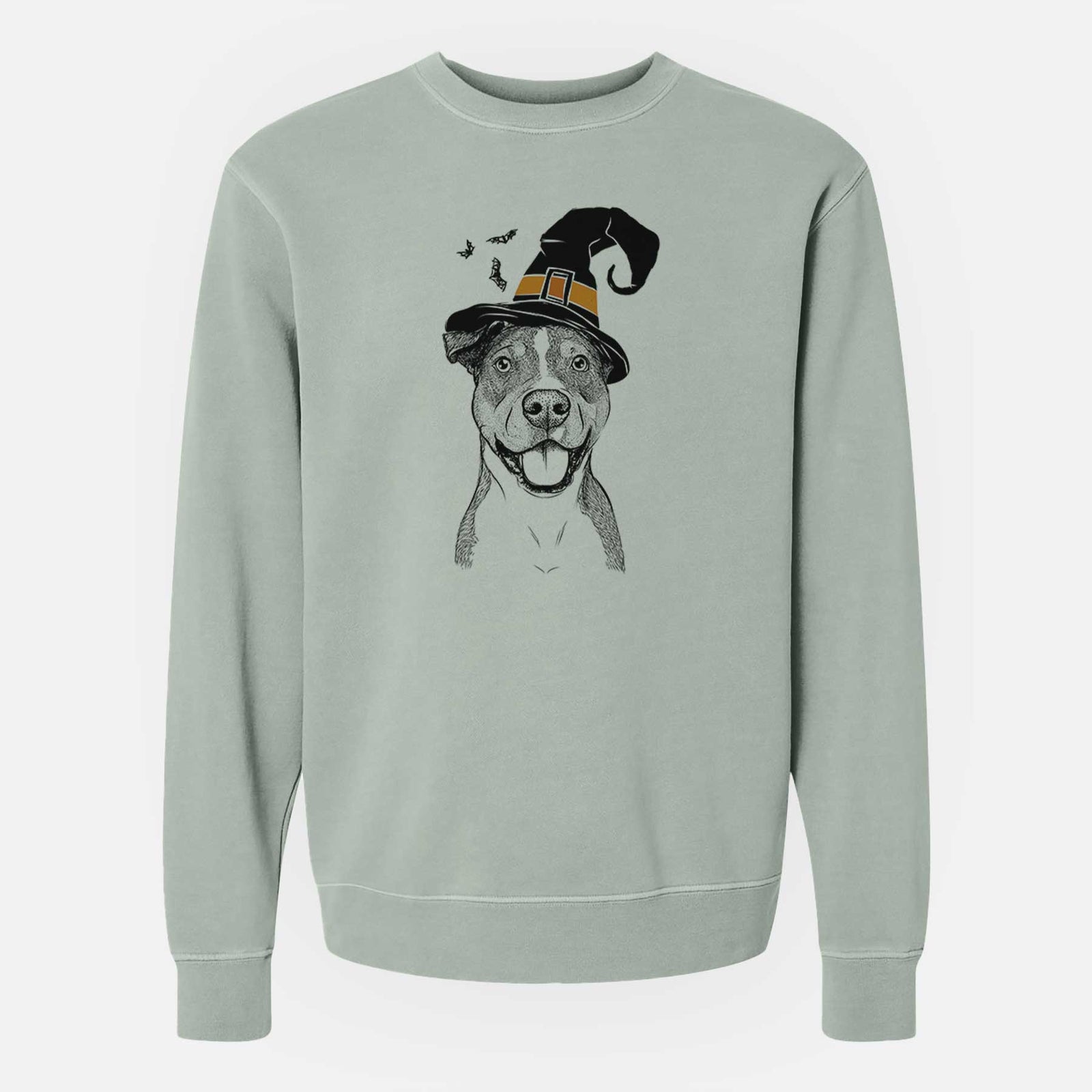 Witch Wendy the Mixed Breed - Unisex Pigment Dyed Crew Sweatshirt