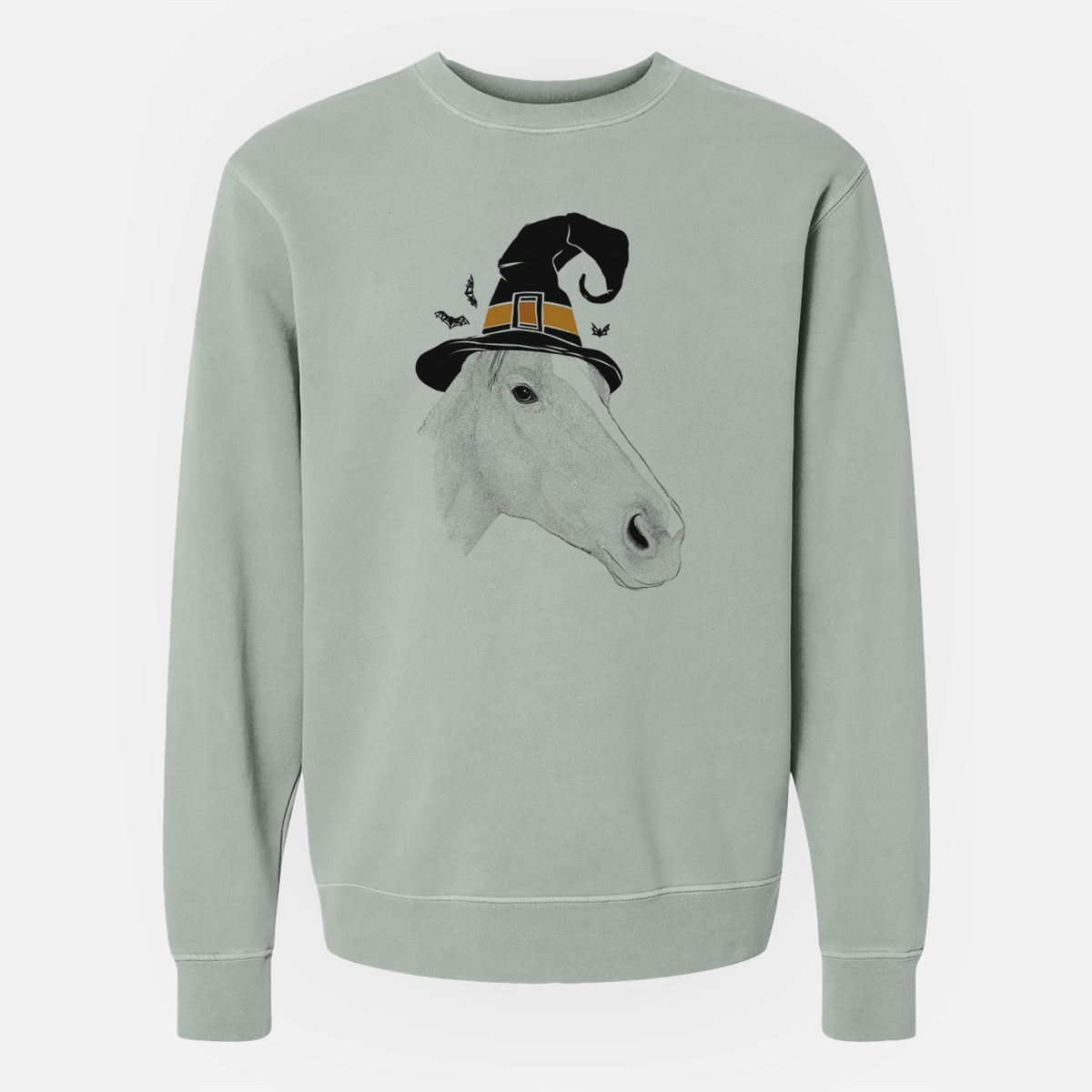 Witch Westley the Horse - Unisex Pigment Dyed Crew Sweatshirt