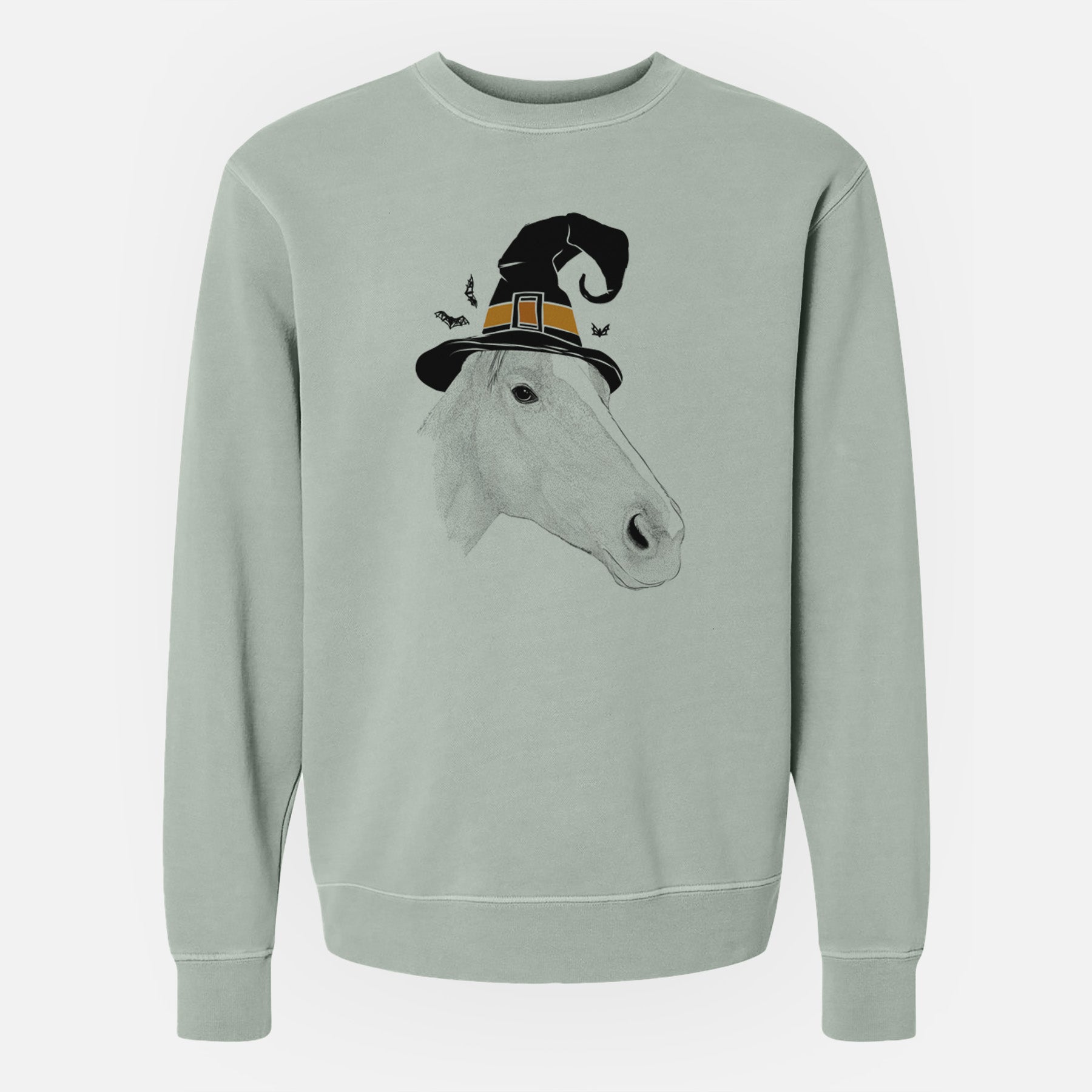 Witch Westley the Horse - Unisex Pigment Dyed Crew Sweatshirt