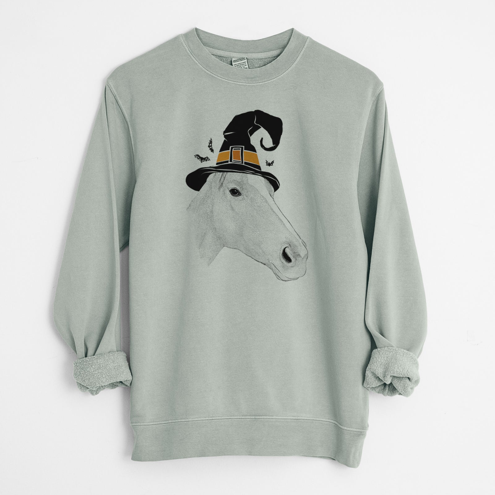 Witch Westley the Horse - Unisex Pigment Dyed Crew Sweatshirt