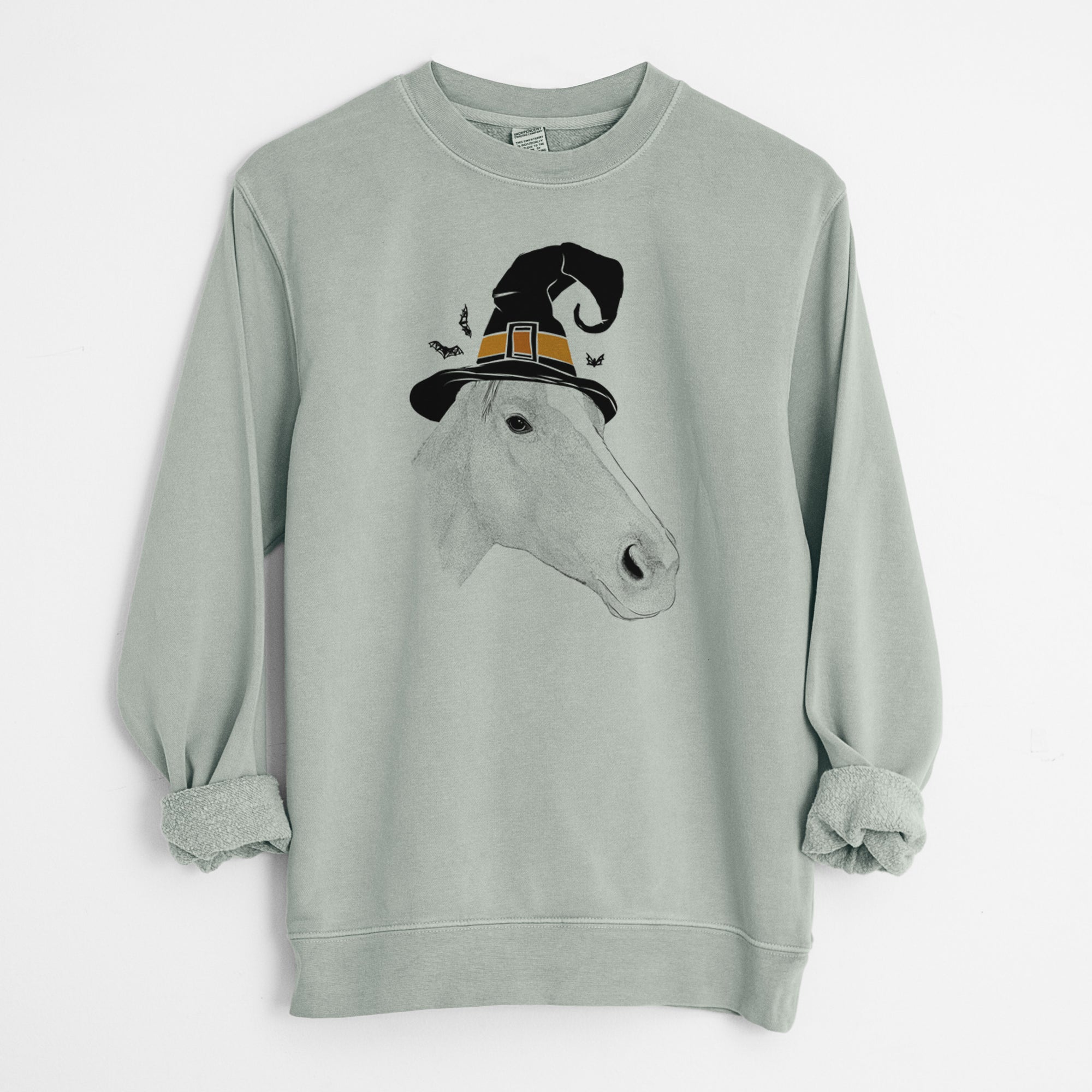 Witch Westley the Horse - Unisex Pigment Dyed Crew Sweatshirt