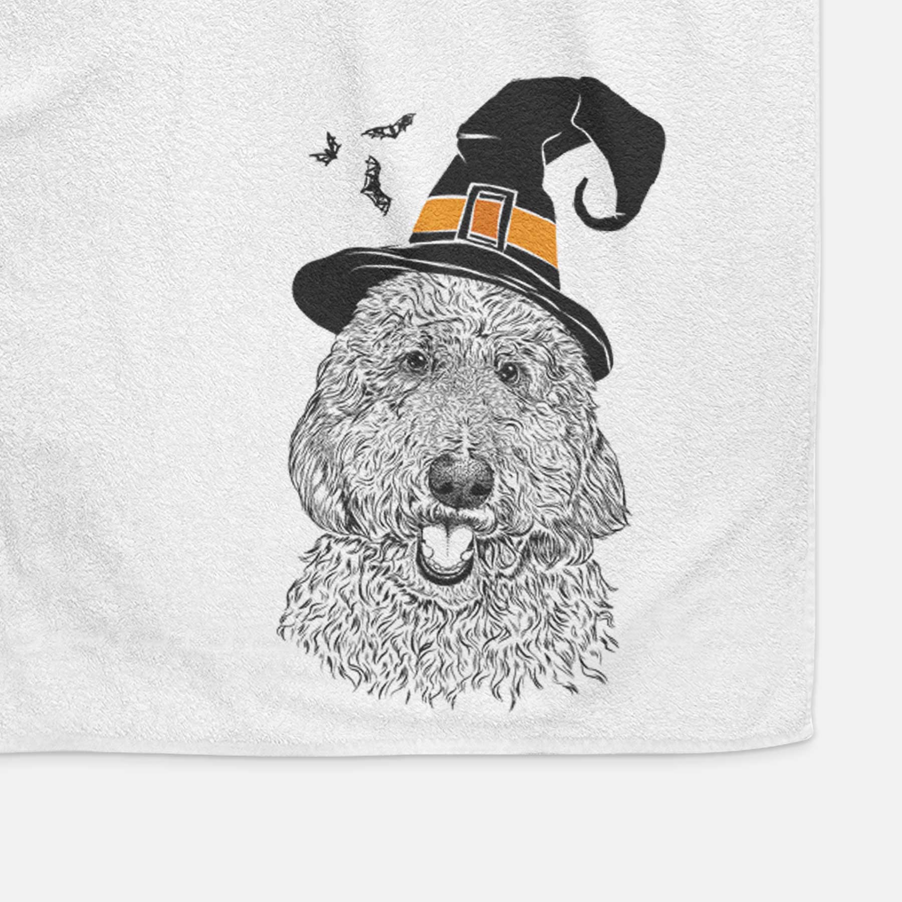 Whisper the Goldendoodle Decorative Hand Towel