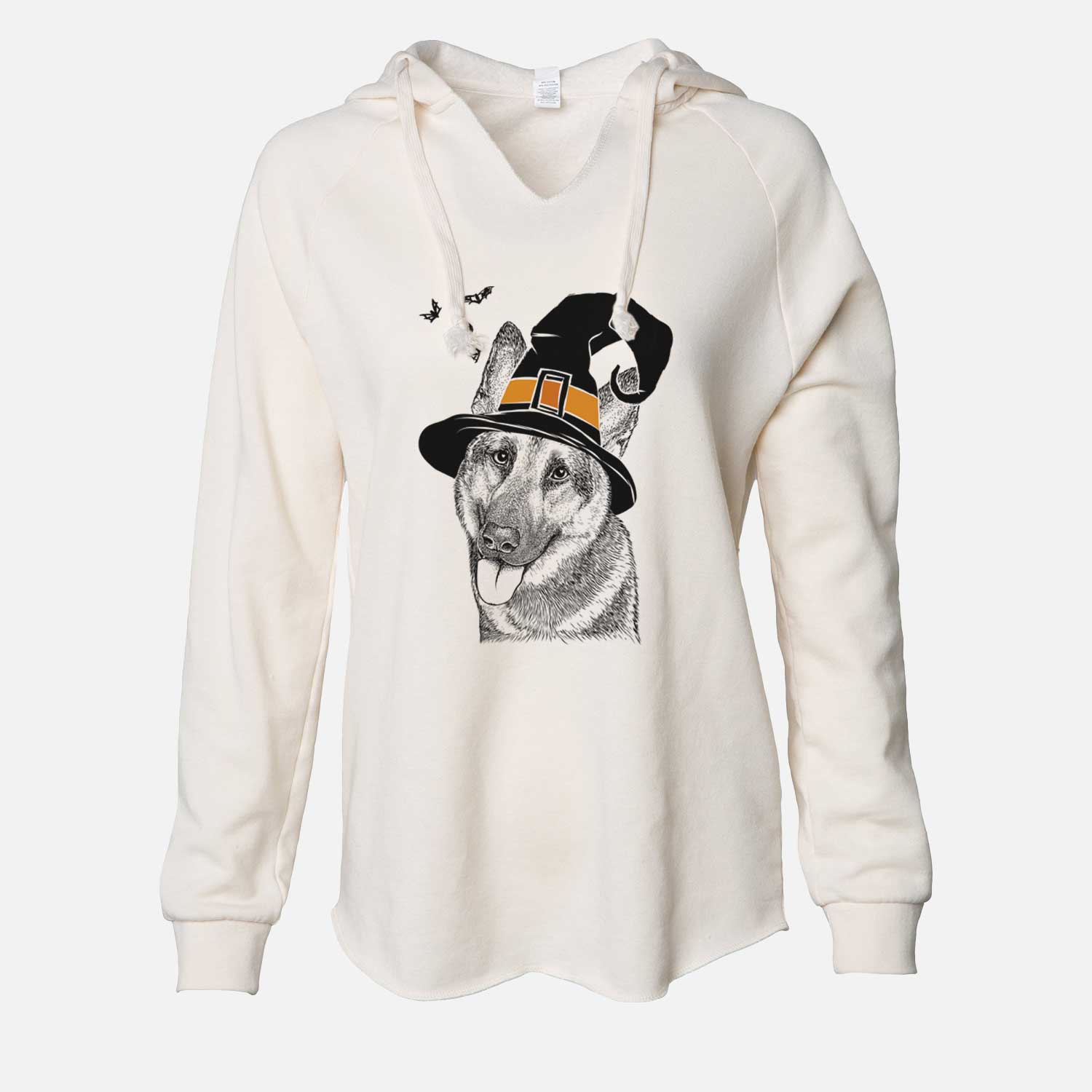 Witch Whitaker the German Shepherd - Cali Wave Hooded Sweatshirt