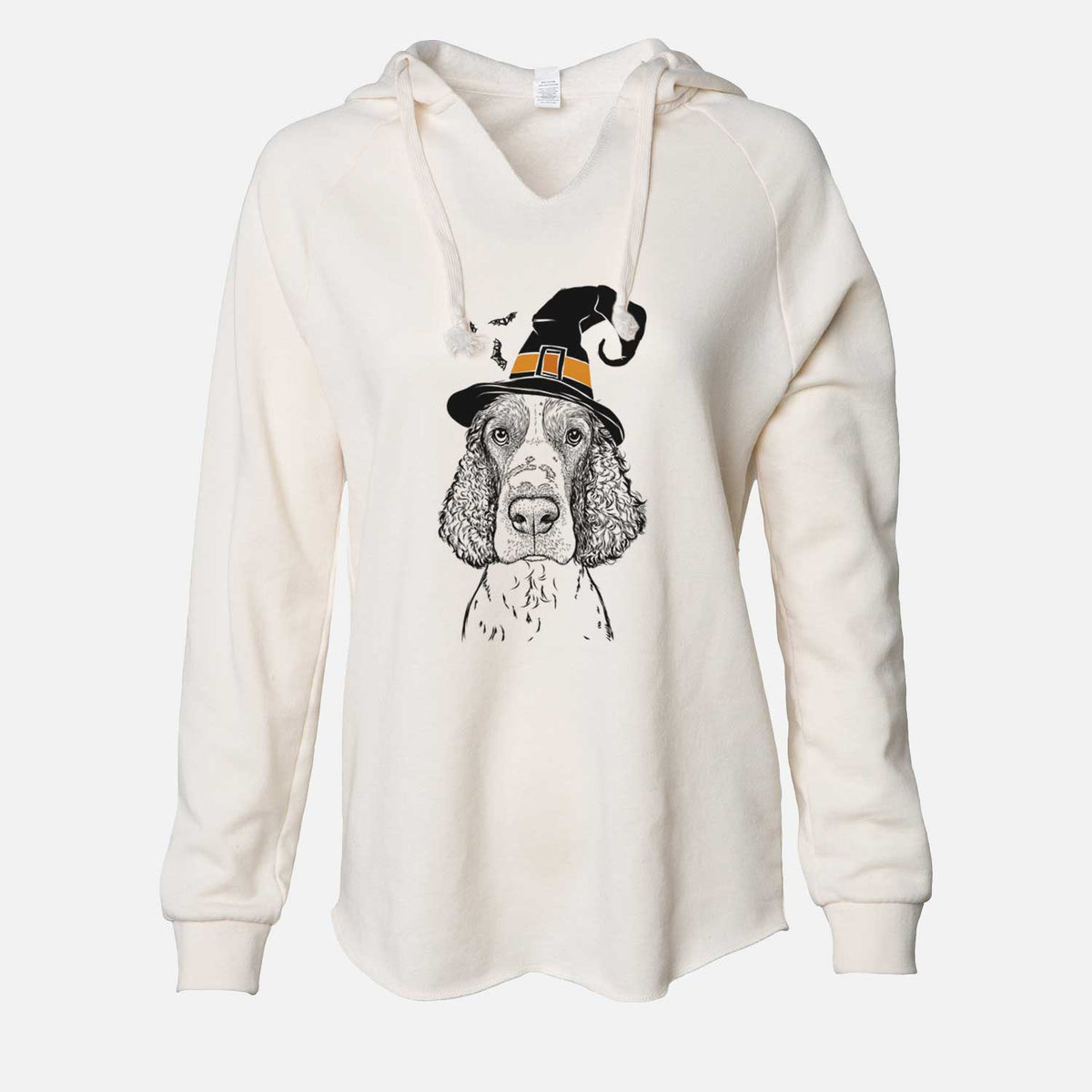 Witch Wilbur the English Springer Spaniel - Cali Wave Hooded Sweatshirt