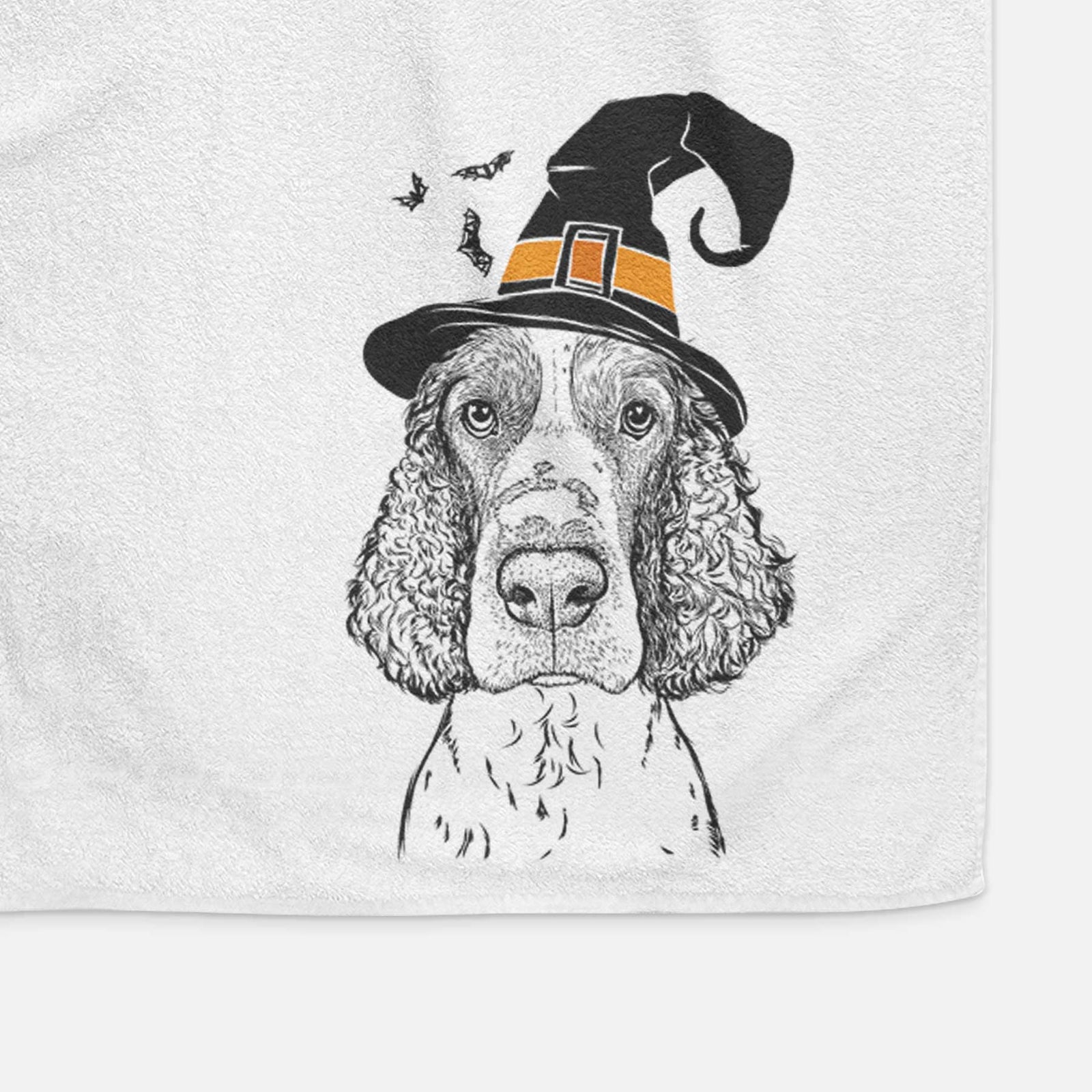 Wilbur the English Springer Spaniel Decorative Hand Towel