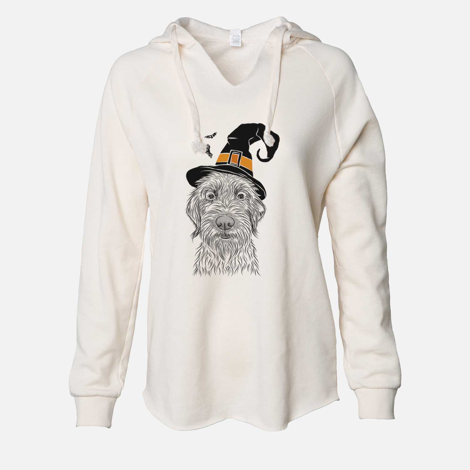 Witch Wilkins the Wirehaired Pointing Griffon - Cali Wave Hooded Sweatshirt