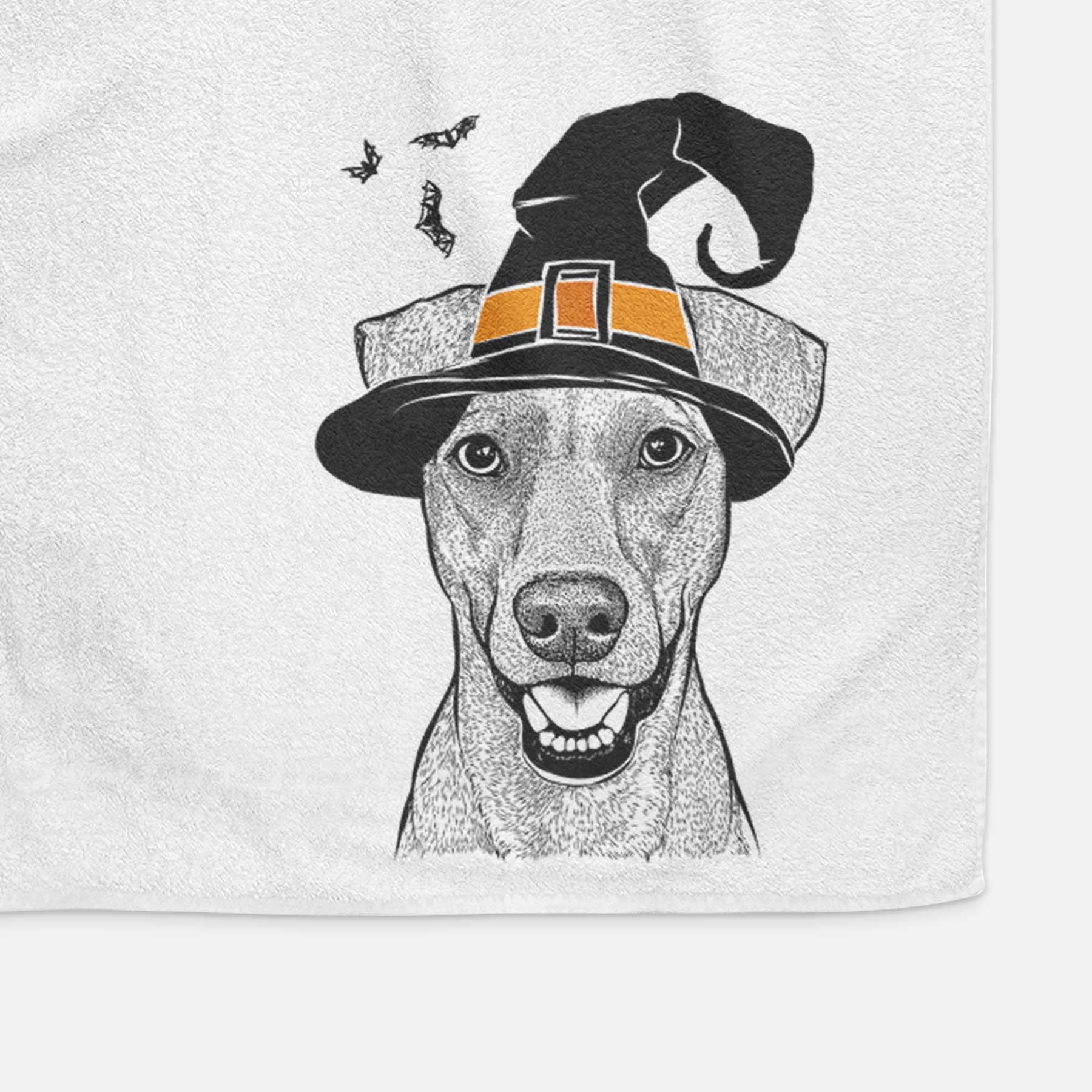 Willow the German Pinscher Decorative Hand Towel