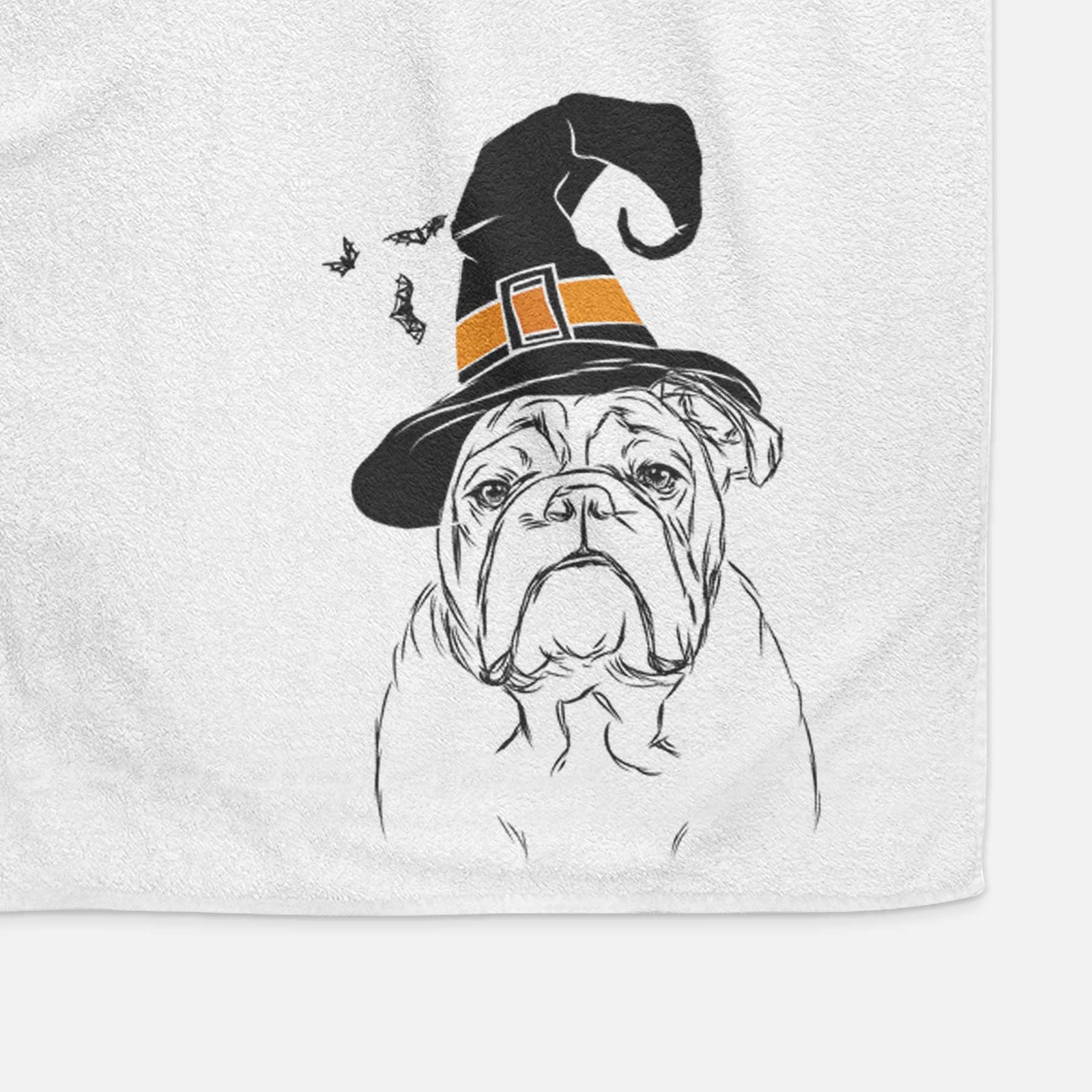 Winston the English Bulldog Decorative Hand Towel