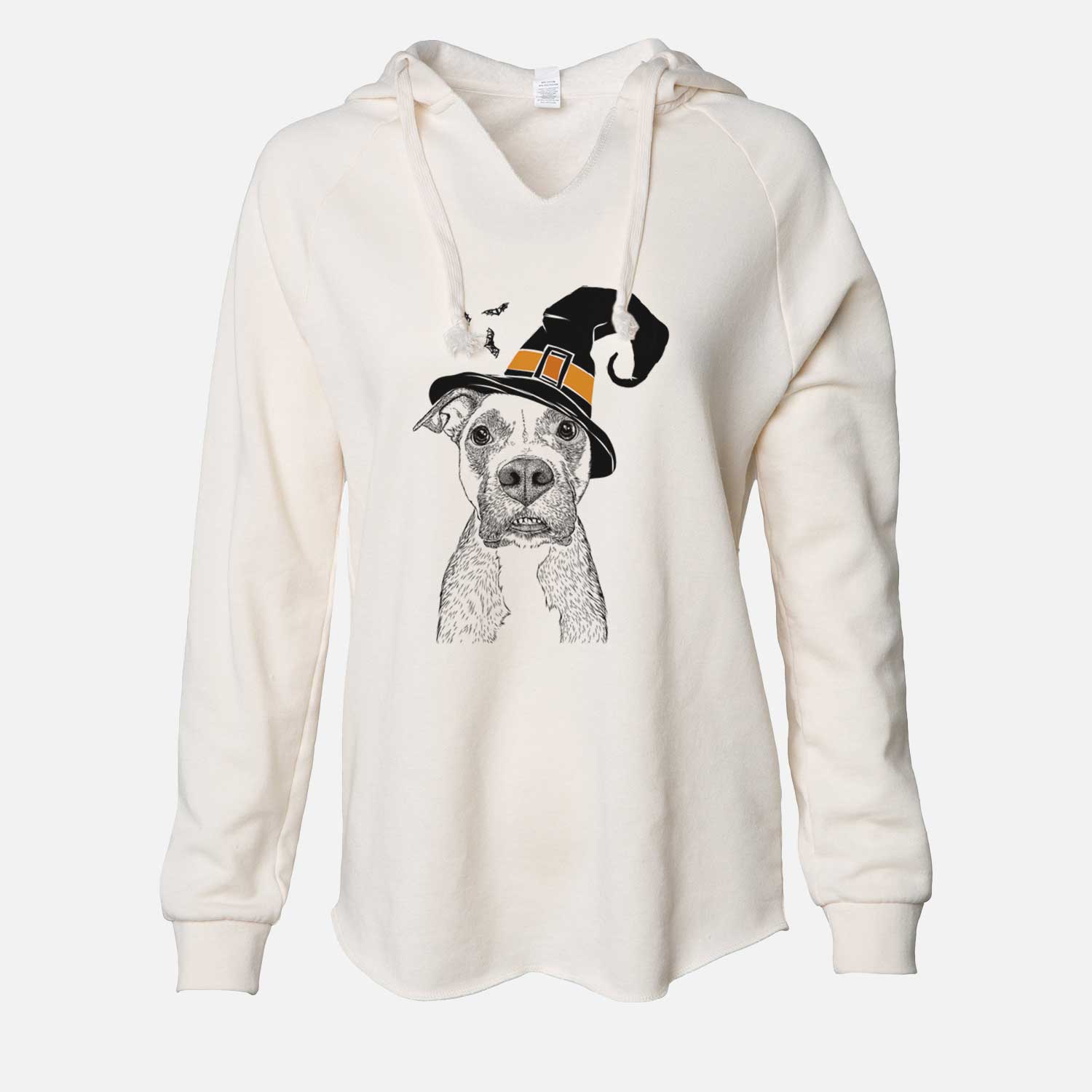 Witch Xena the Mixed Breed - Cali Wave Hooded Sweatshirt