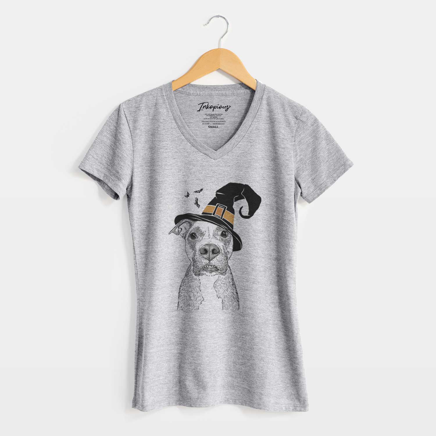 Witch Xena the Mixed Breed - Women's V-neck Shirt