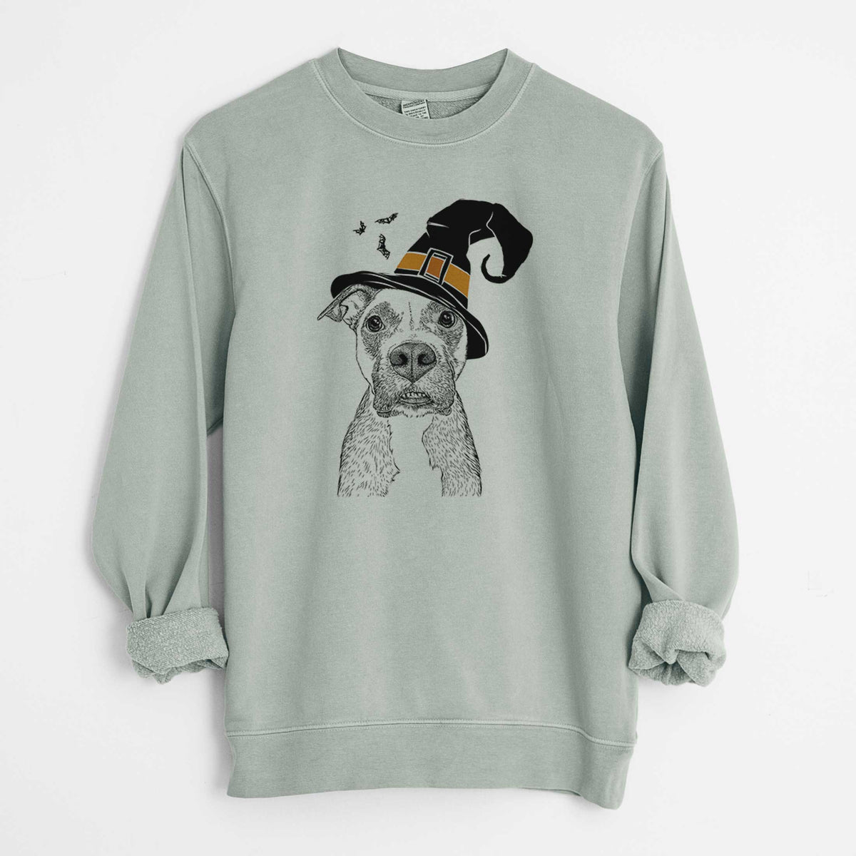 Witch Xena the Mixed Breed - Unisex Pigment Dyed Crew Sweatshirt