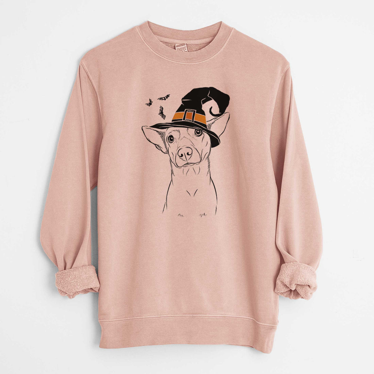 Witch Yogi the Mixed Breed - Unisex Pigment Dyed Crew Sweatshirt