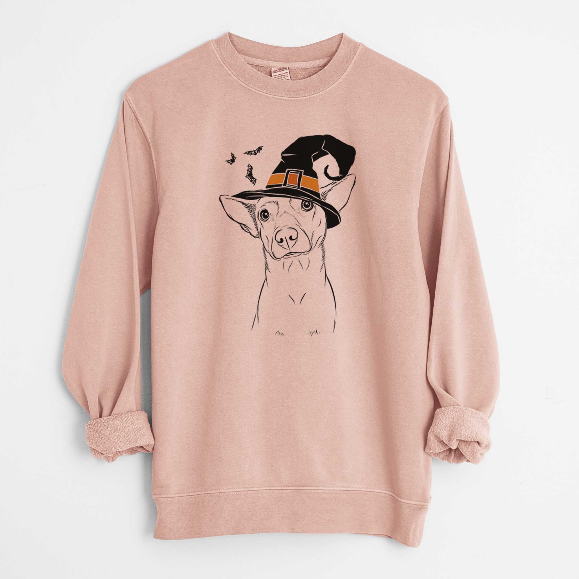 Witch Yogi the Mixed Breed - Unisex Pigment Dyed Crew Sweatshirt