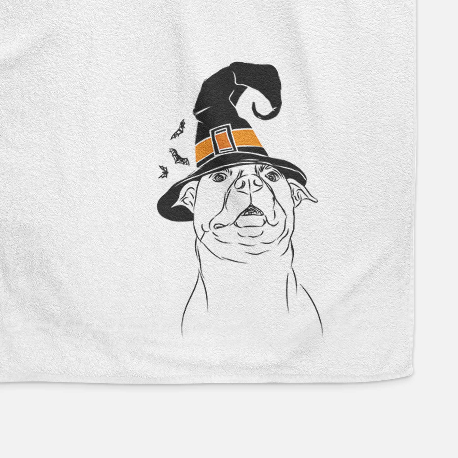 Zada the Pitbull Decorative Hand Towel