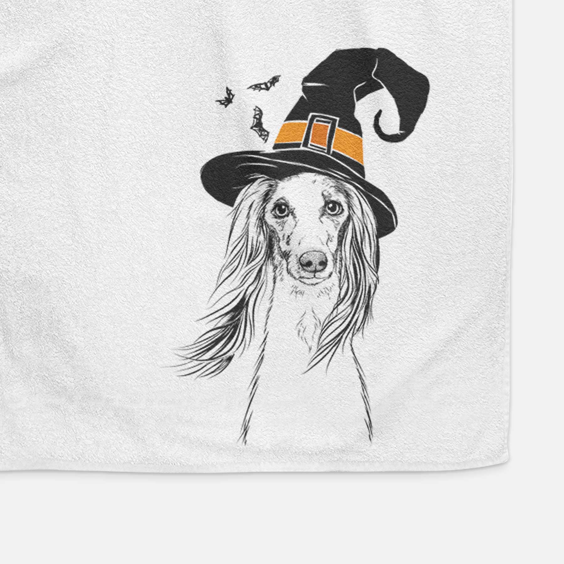 Zahra the Saluki Decorative Hand Towel