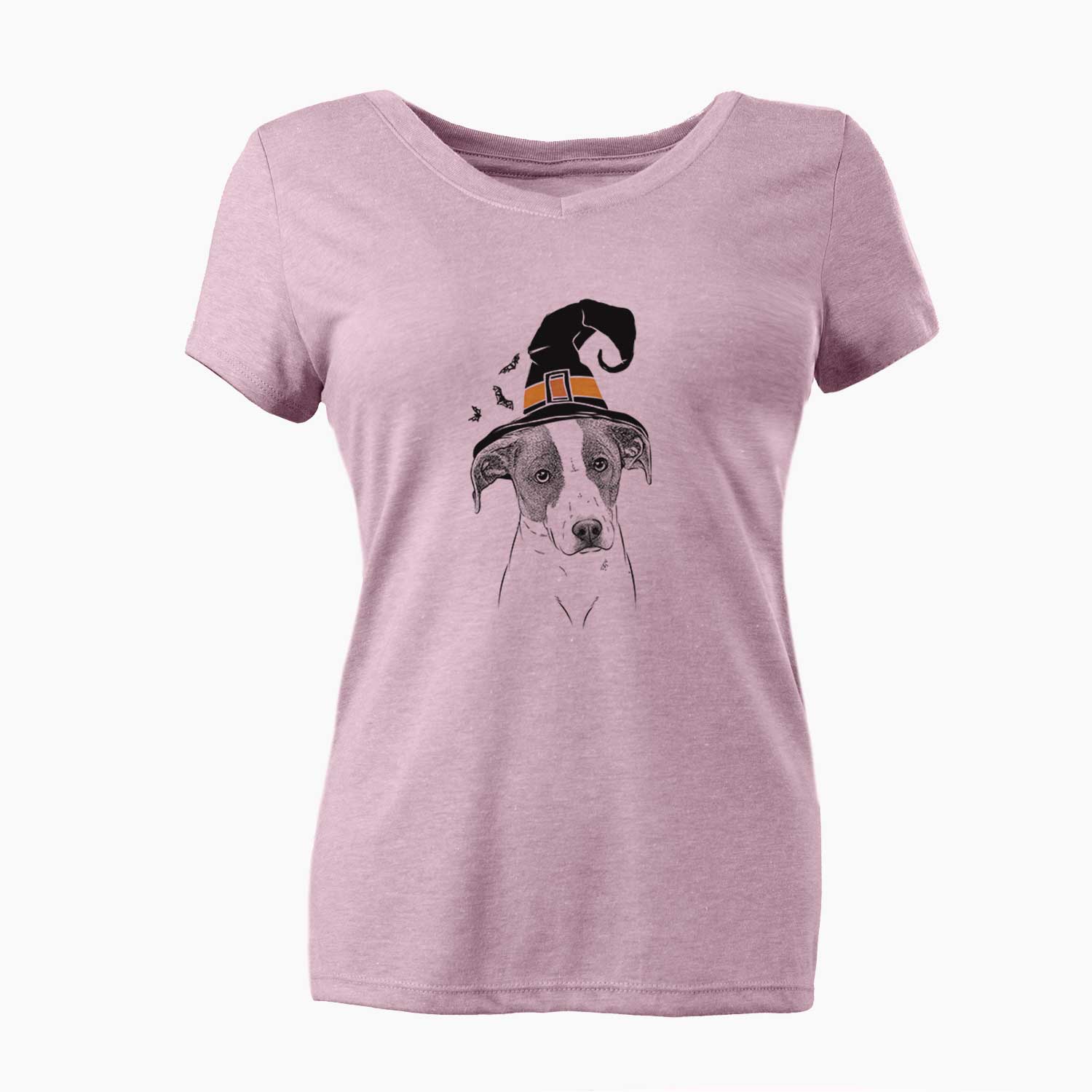 Witch Zephyr the Pointer Mix - Women's V-neck Shirt