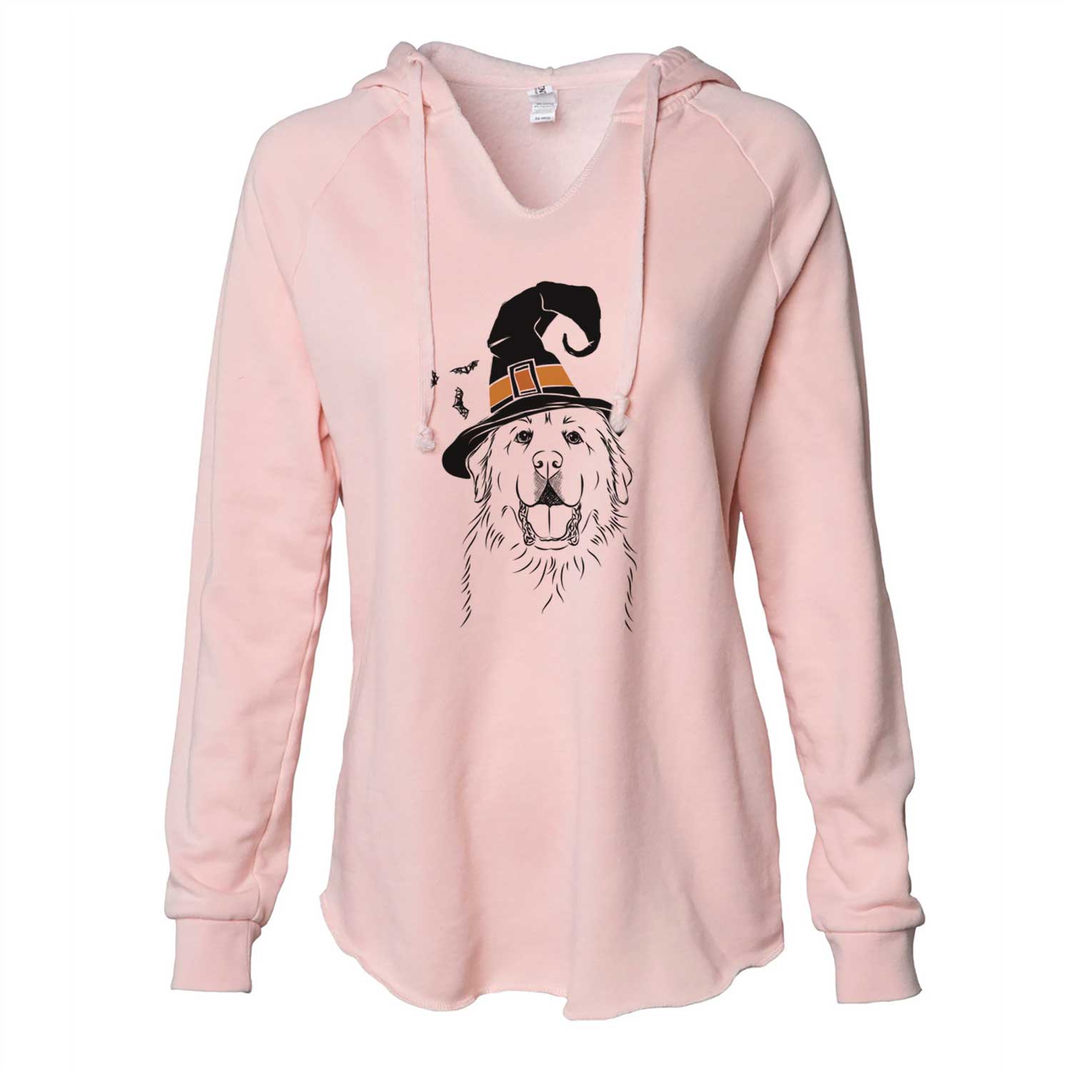 Witch Zeus the Great Pyrenees - Cali Wave Hooded Sweatshirt