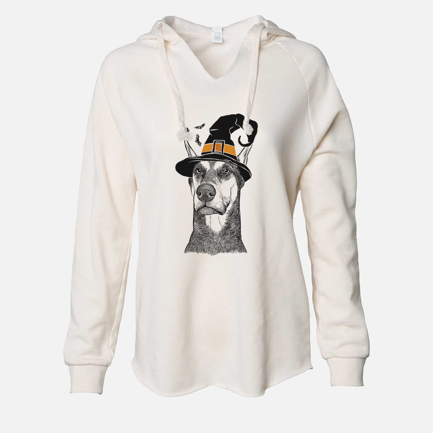 Witch Zeus the Doberman Pinscher - Cali Wave Hooded Sweatshirt