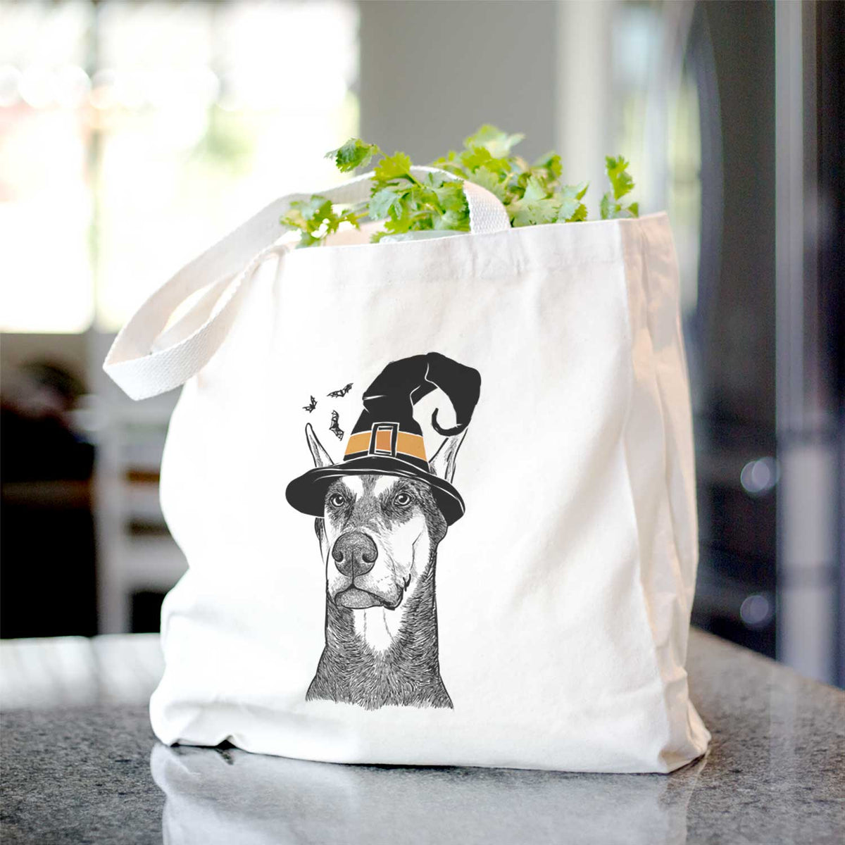 Zeus the Doberman Pinscher - Tote Bag