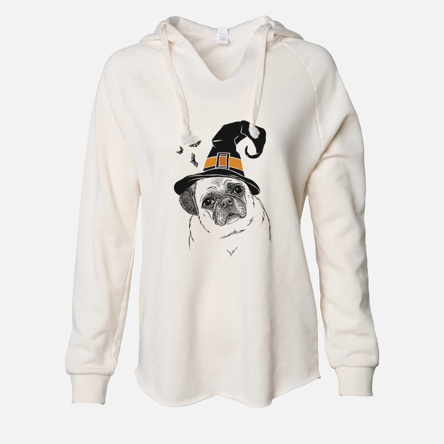 Witch Zoey the Pug - Cali Wave Hooded Sweatshirt