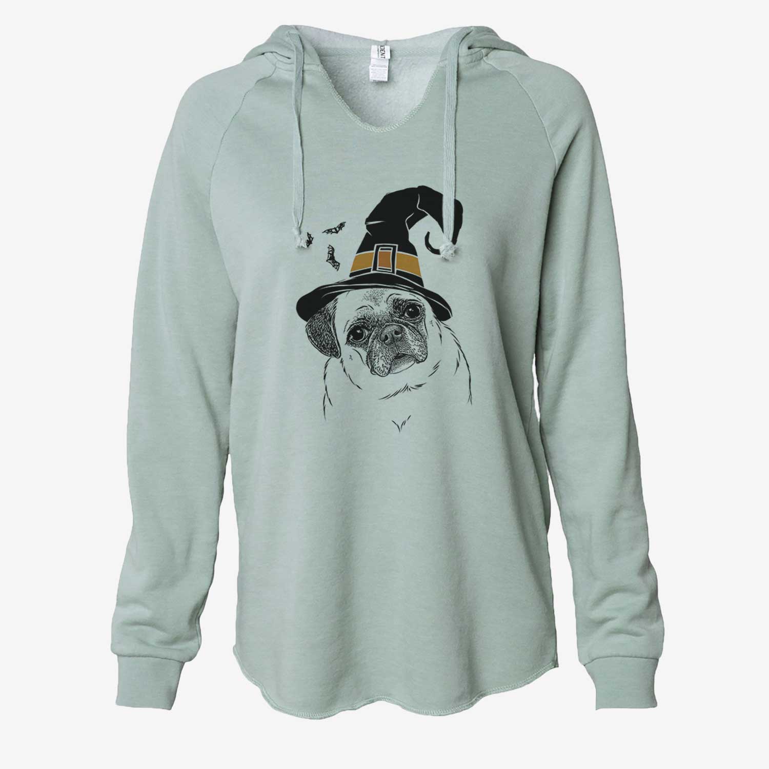 Witch Zoey the Pug - Cali Wave Hooded Sweatshirt