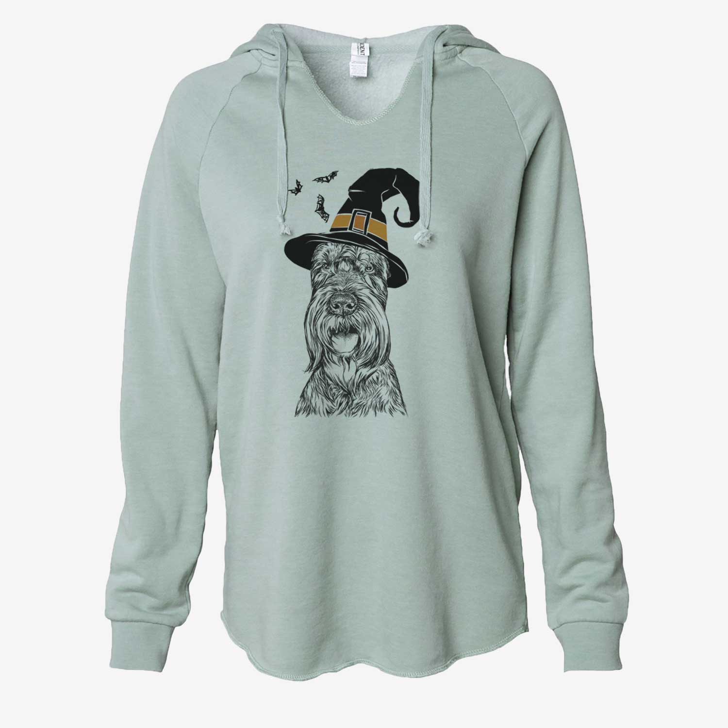 Witch Zuri the Giant Schnauzer - Cali Wave Hooded Sweatshirt
