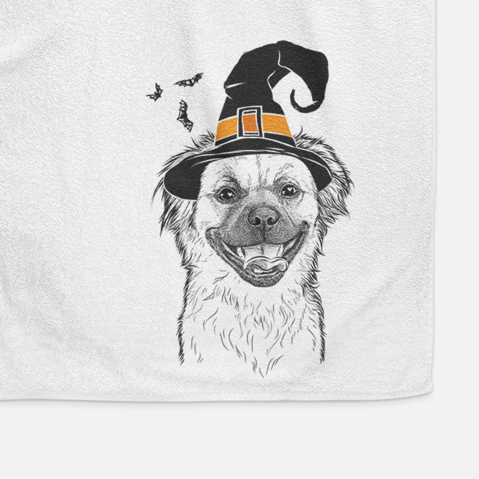 Zuri the Spaniel Mix Decorative Hand Towel