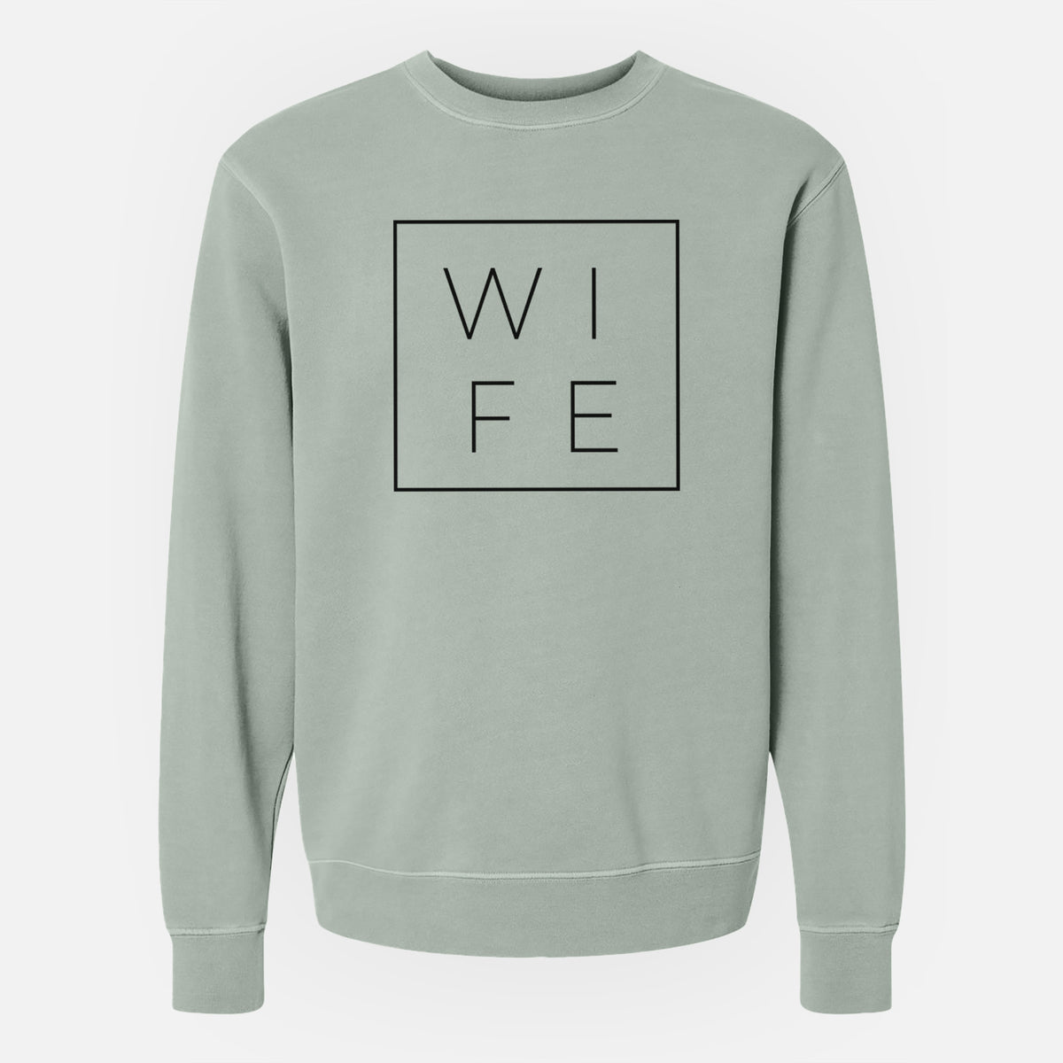 Wife Boxed - Unisex Pigment Dyed Crew Sweatshirt