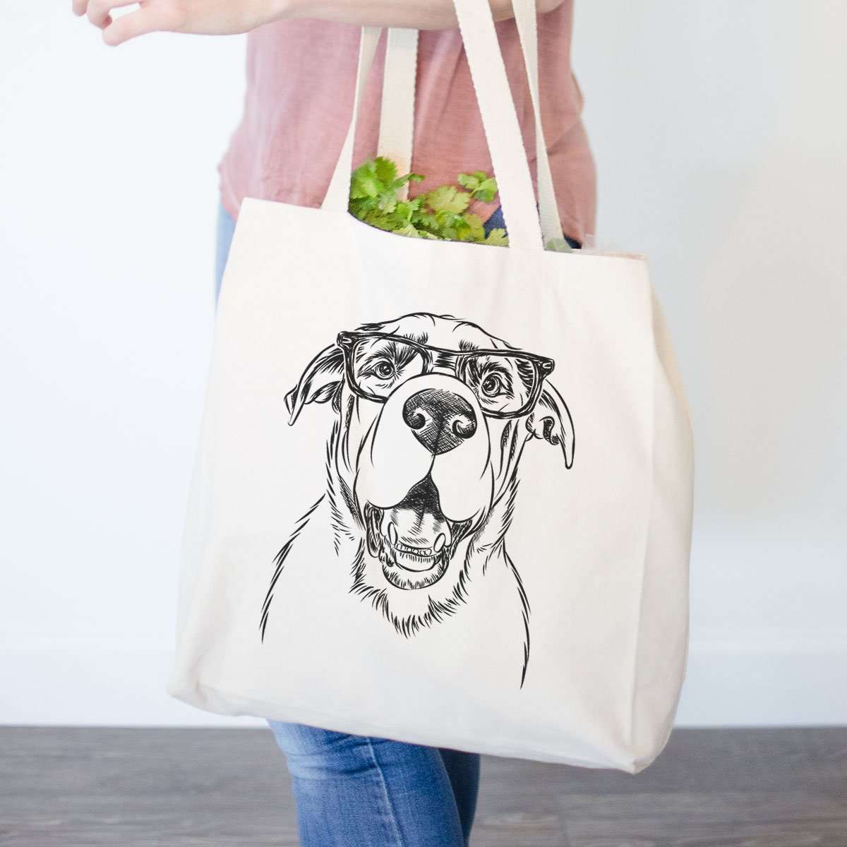 Wilson the Rottweiler Mix  - Tote Bag