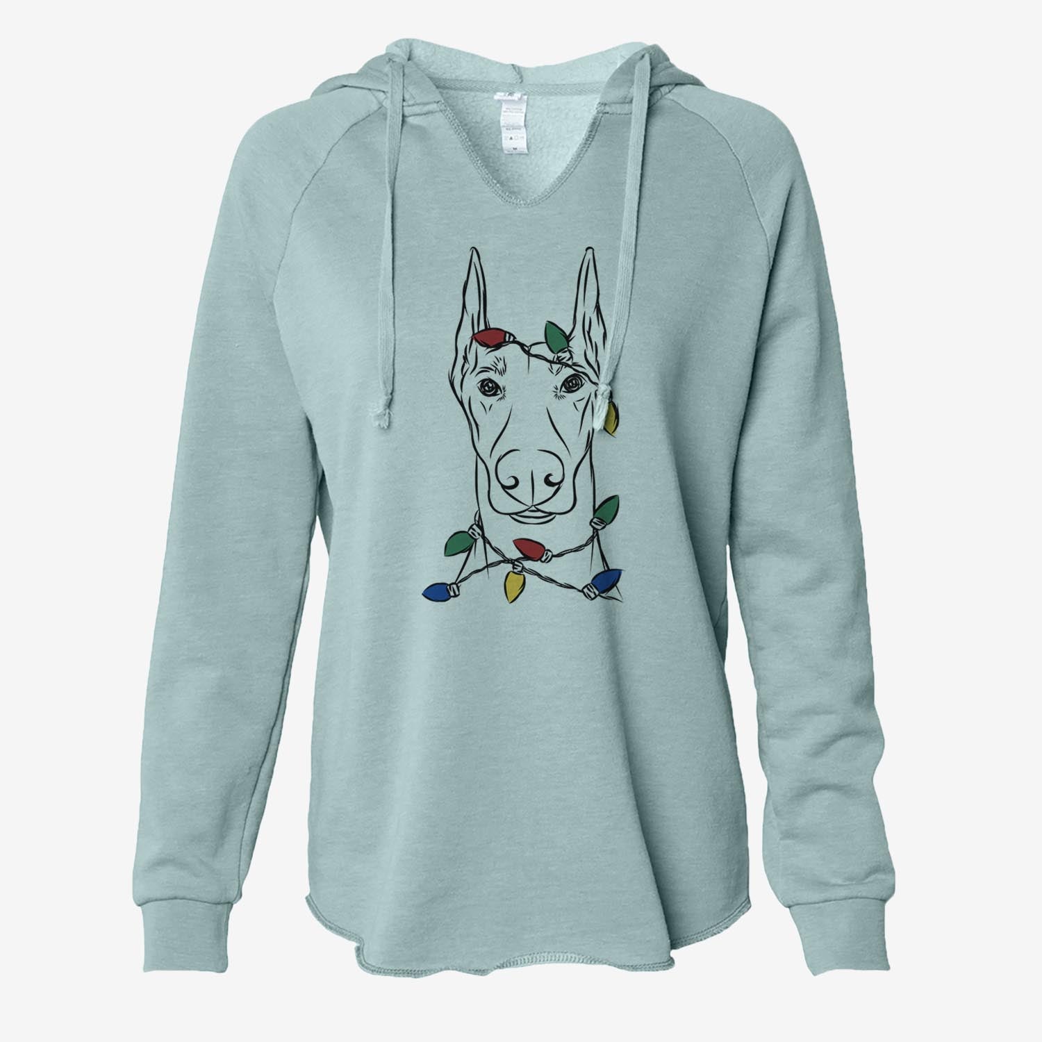 Duke the Doberman Pinscher - Cali Wave Hooded Sweatshirt