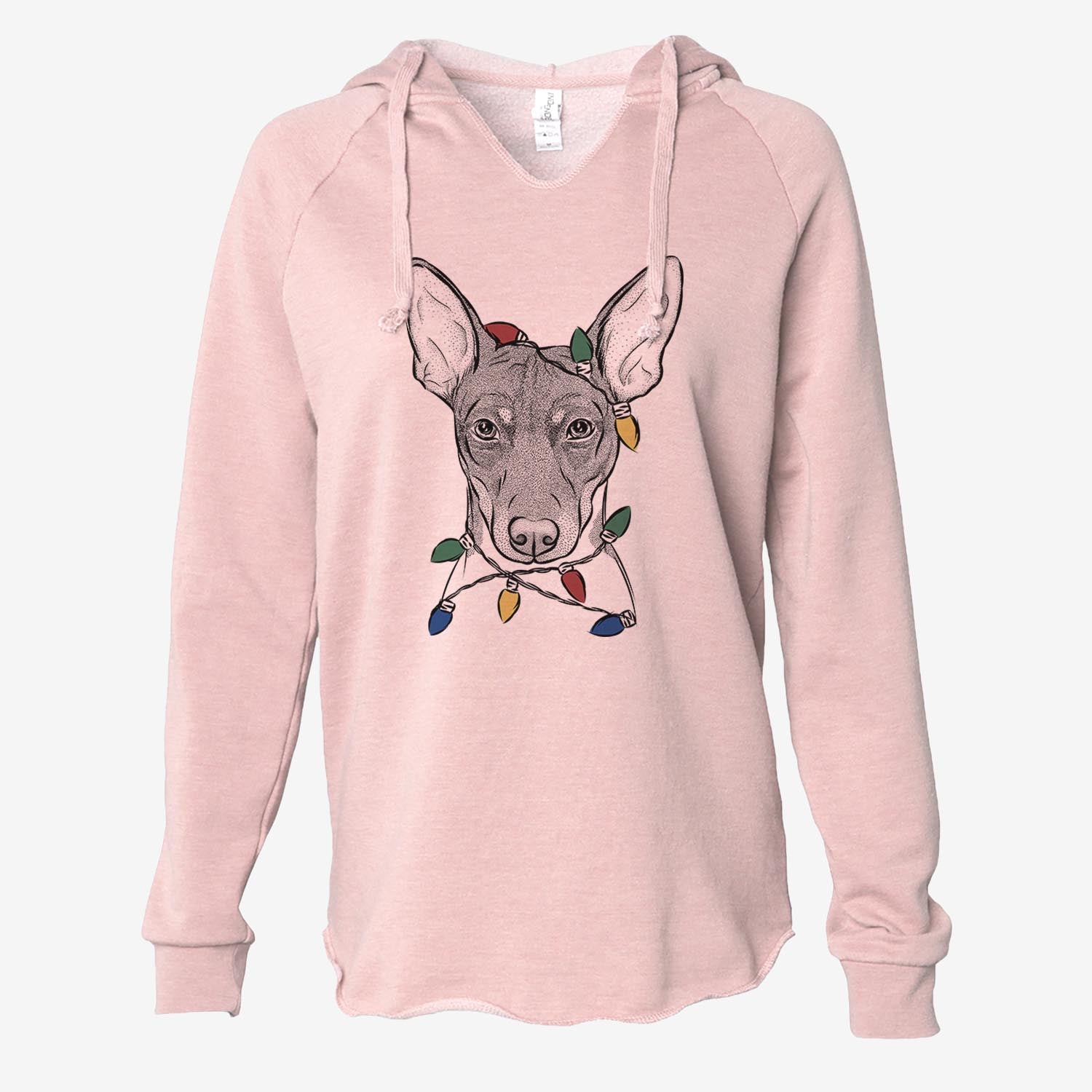 Knox the Rat Terrier - Cali Wave Hooded Sweatshirt