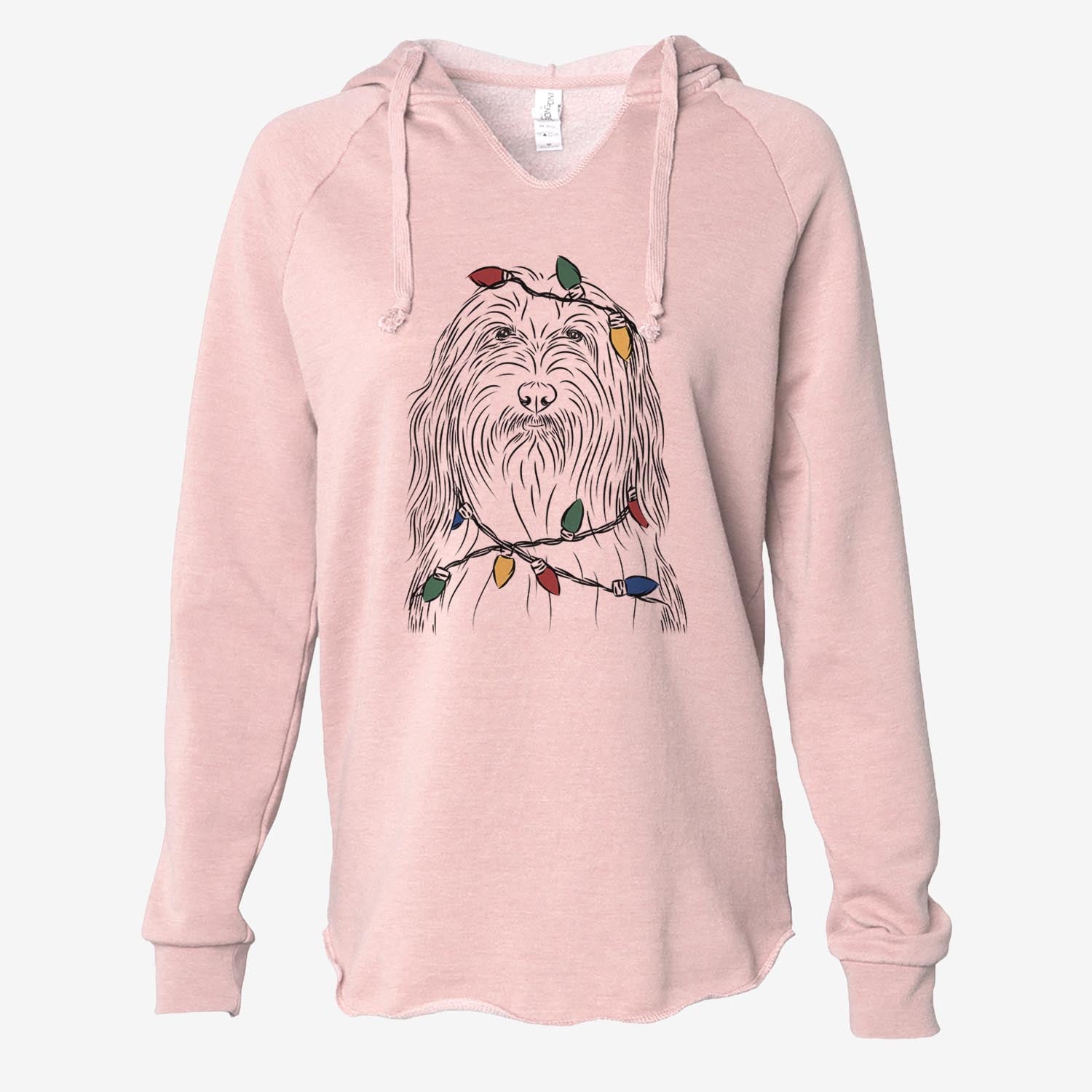 Murray the Bearded Collie - Cali Wave Hooded Sweatshirt