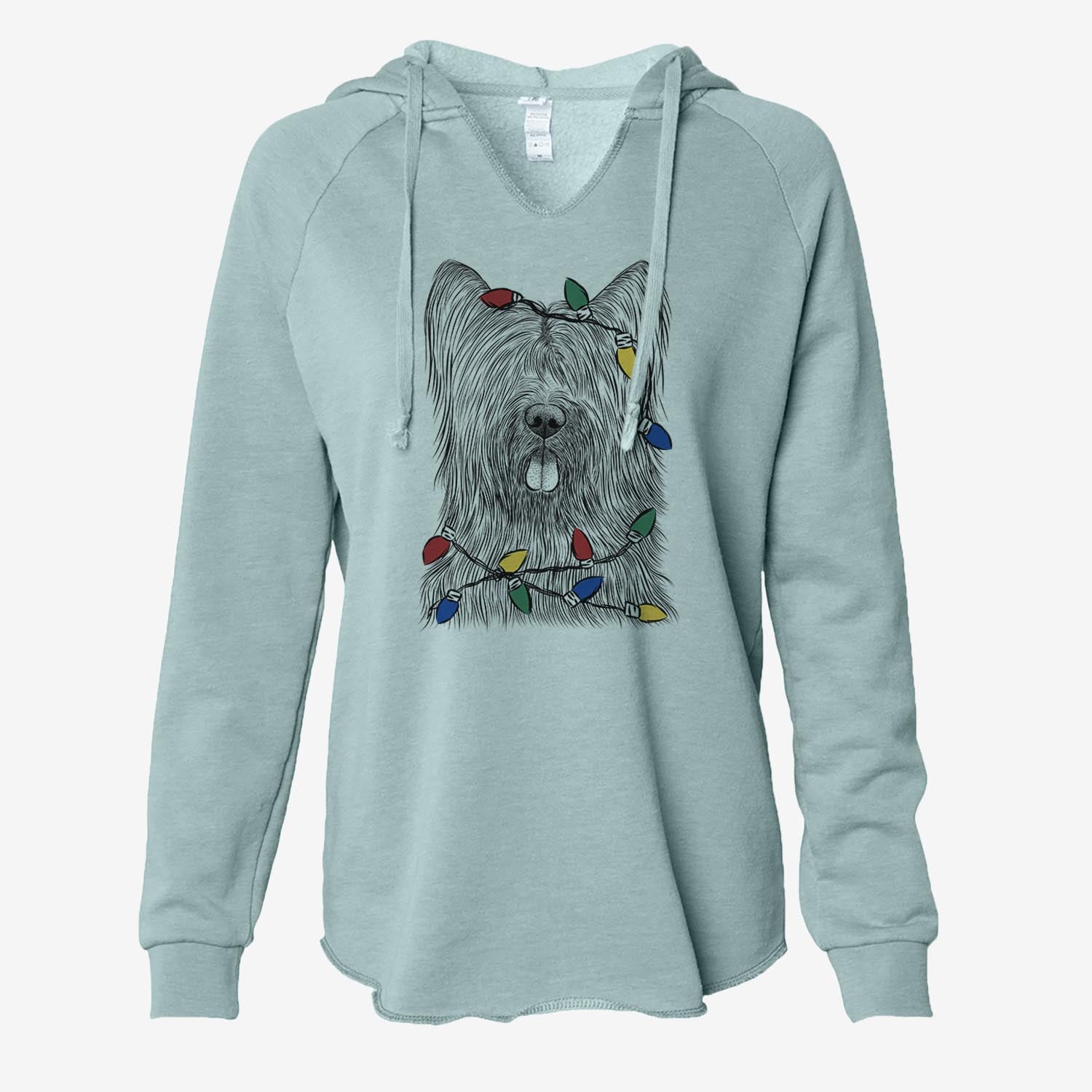 Shay the Briard - Cali Wave Hooded Sweatshirt