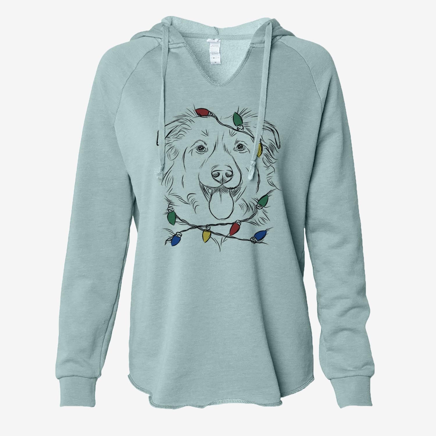 Tucker the Collie Shepherd - Cali Wave Hooded Sweatshirt