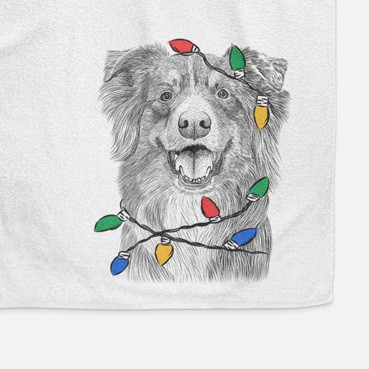 Aussie Parker the Australian Shepherd Decorative Hand Towel