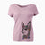 Christmas Lights Aaron the Chihuahua - Women's V-neck Shirt