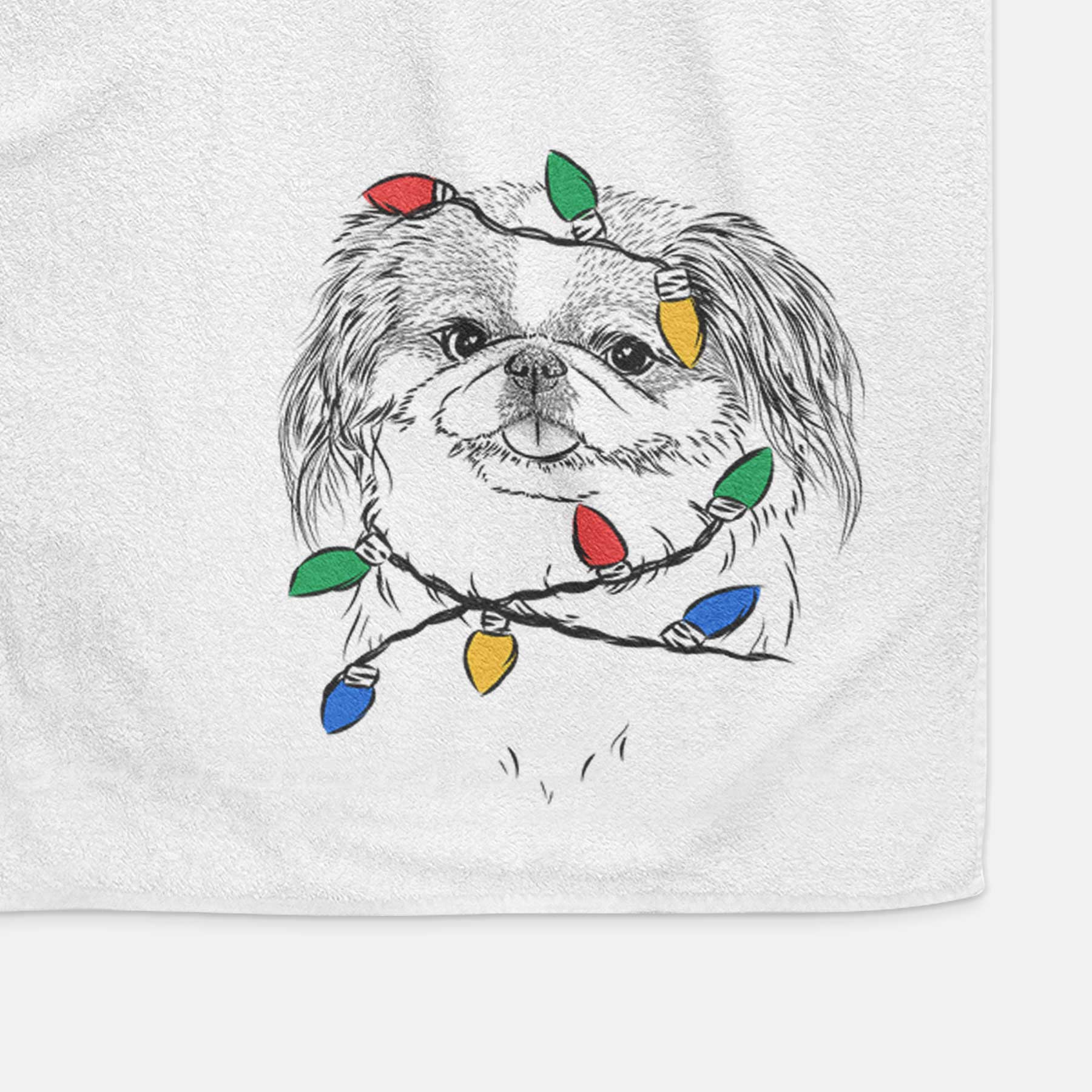 Abra Bean the Pekingese Decorative Hand Towel