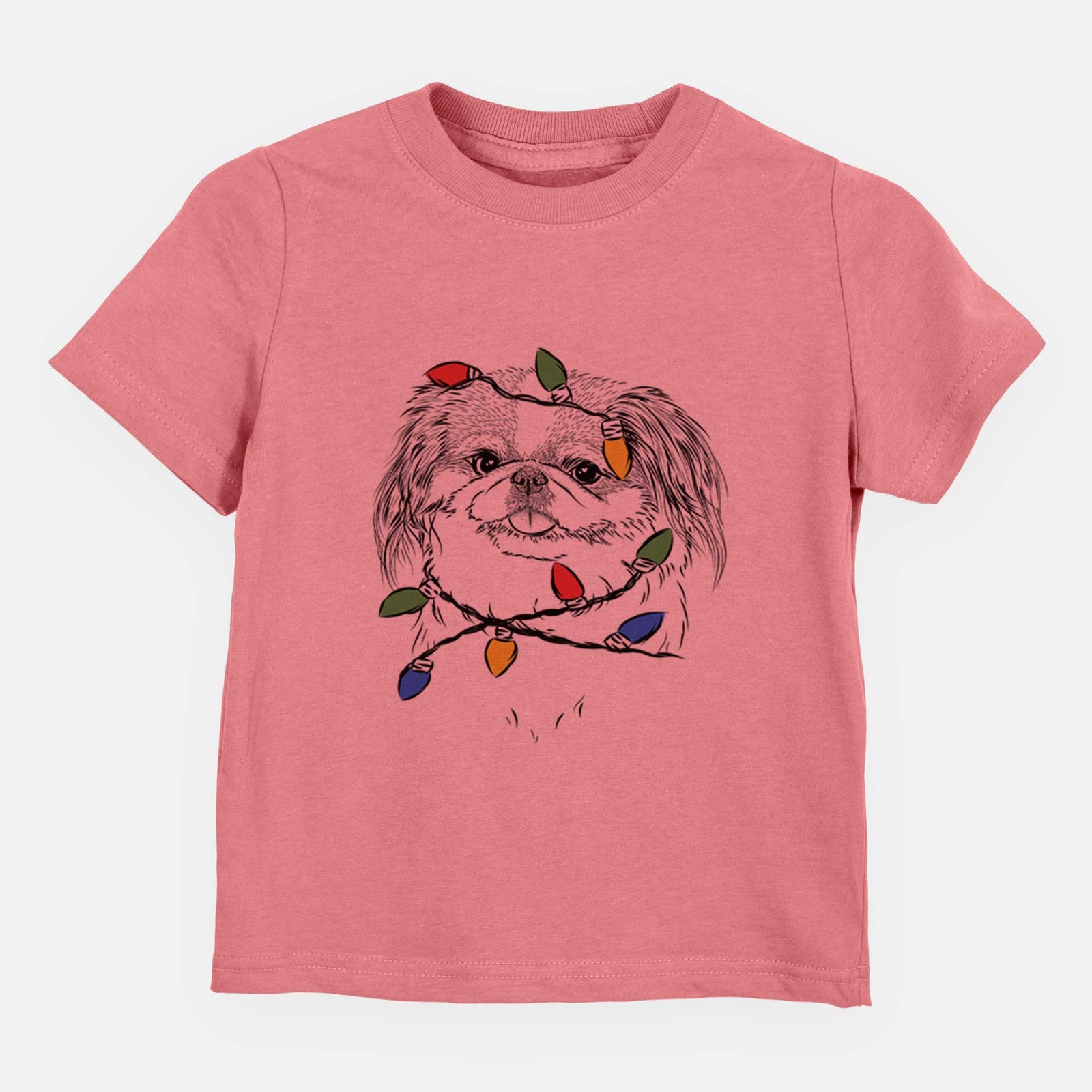 Christmas Lights Abra Bean the Pekingese - Kids/Youth/Toddler Shirt