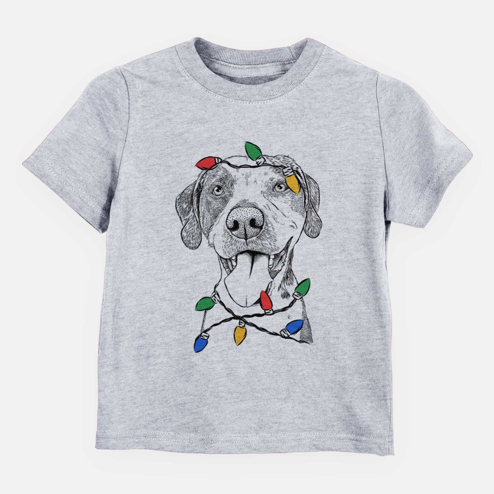 Christmas Lights Ace Boogie the Mixed Breed - Kids/Youth/Toddler Shirt