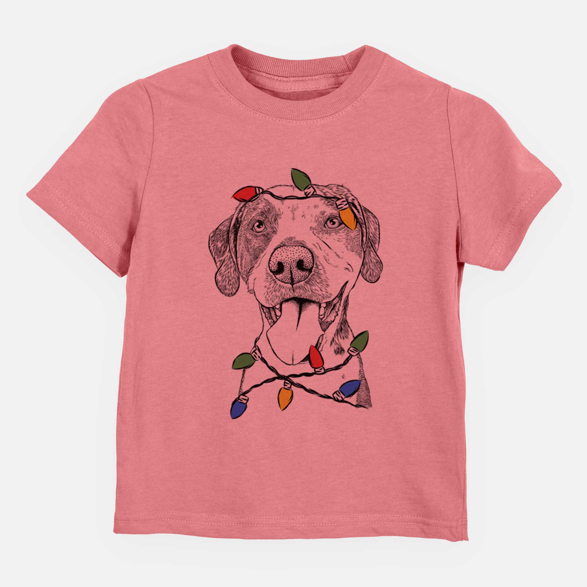 Christmas Lights Ace Boogie the Mixed Breed - Kids/Youth/Toddler Shirt