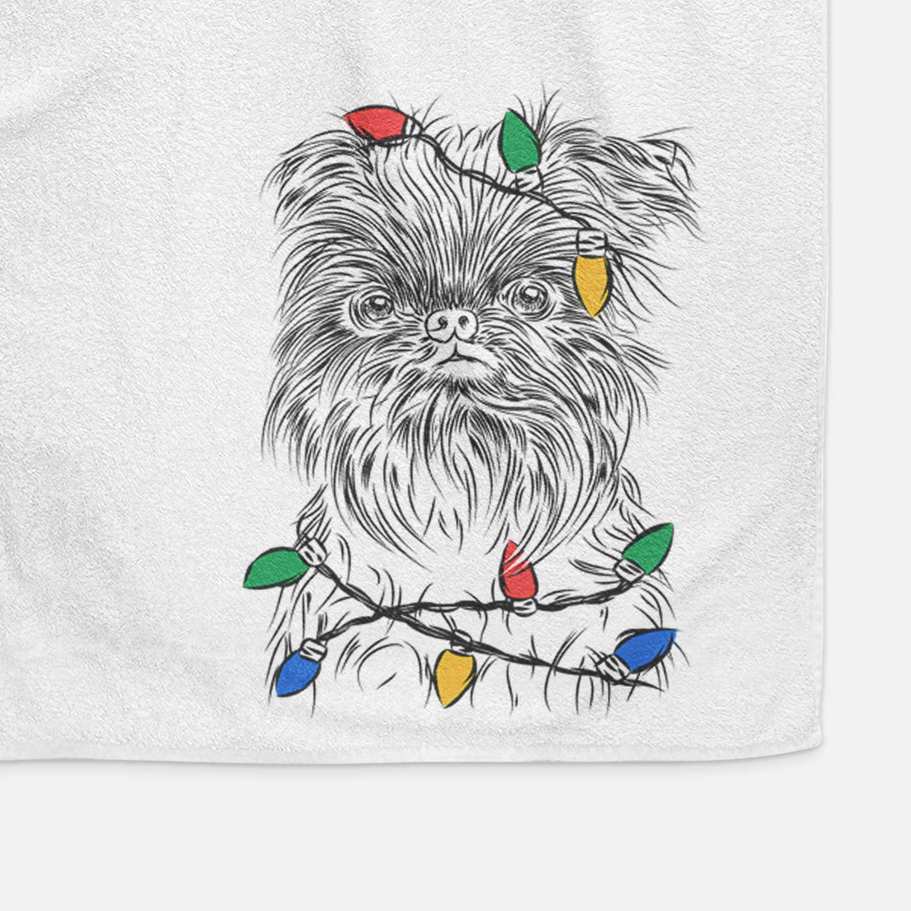 Alo the Brussels Griffon Decorative Hand Towel