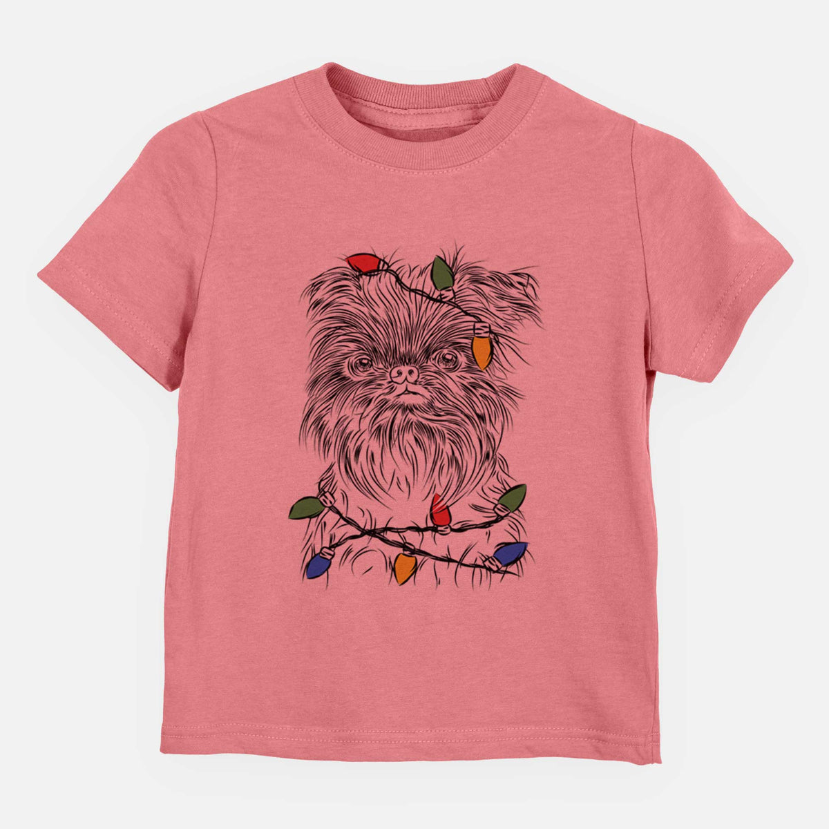 Christmas Lights Alo the Brussels Griffon - Kids/Youth/Toddler Shirt