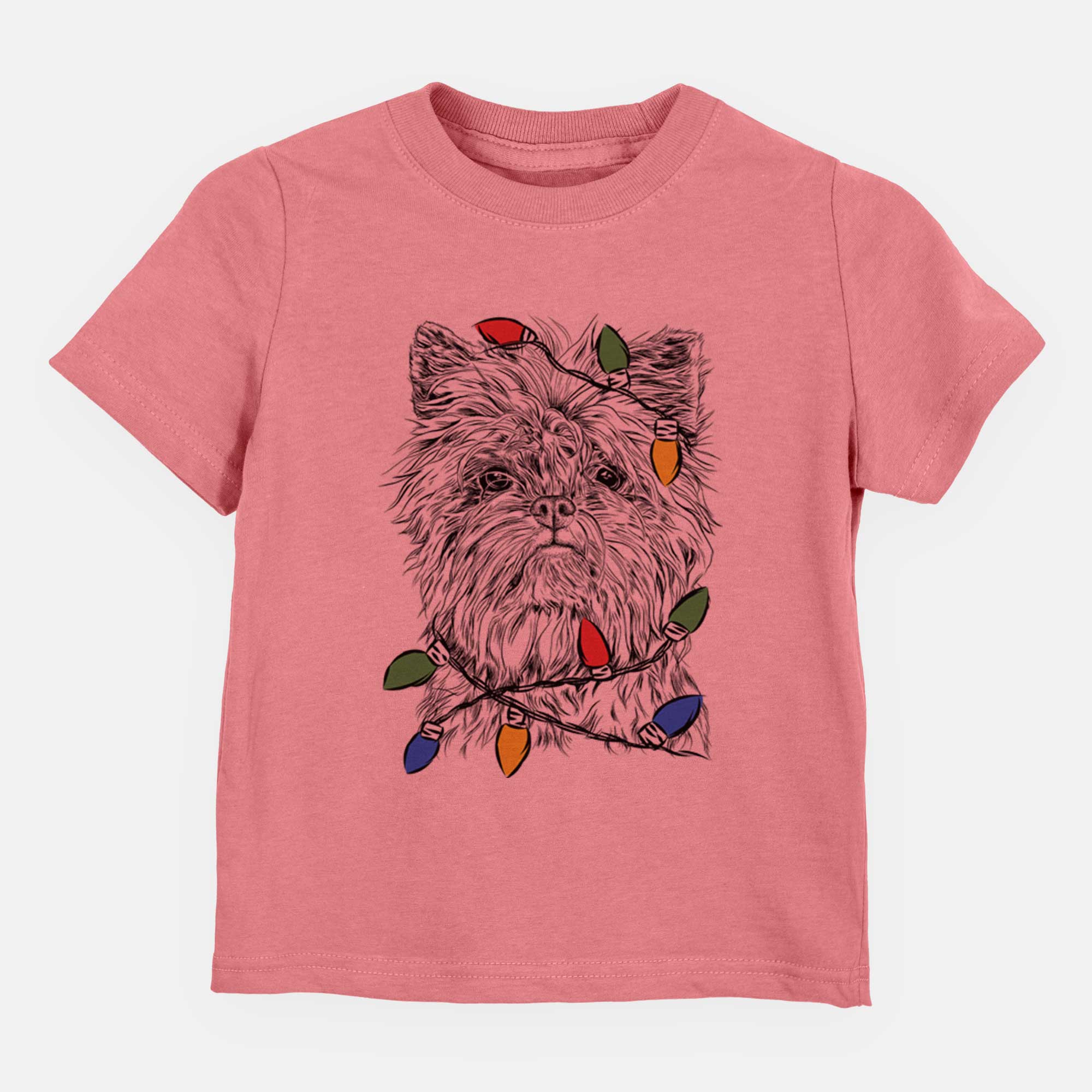 Christmas Lights Alvin the Affenpinscher - Kids/Youth/Toddler Shirt